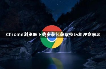 Chrome浏览器下载安装包获取技巧和注意事项1