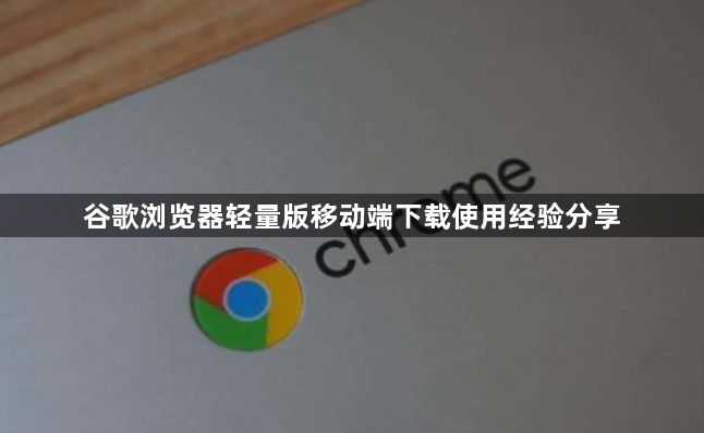 谷歌浏览器轻量版移动端下载使用经验分享1