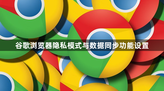 谷歌浏览器隐私模式与数据同步功能设置1