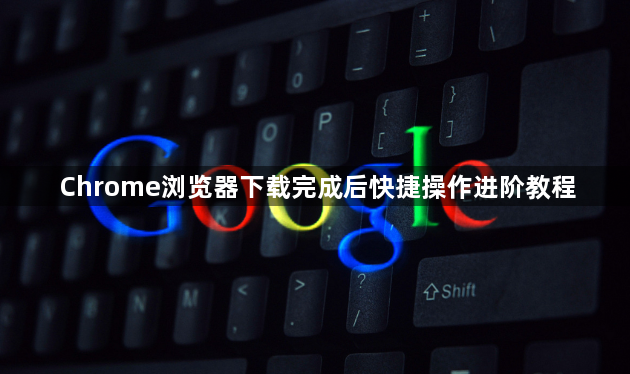 Chrome浏览器下载完成后快捷操作进阶教程1