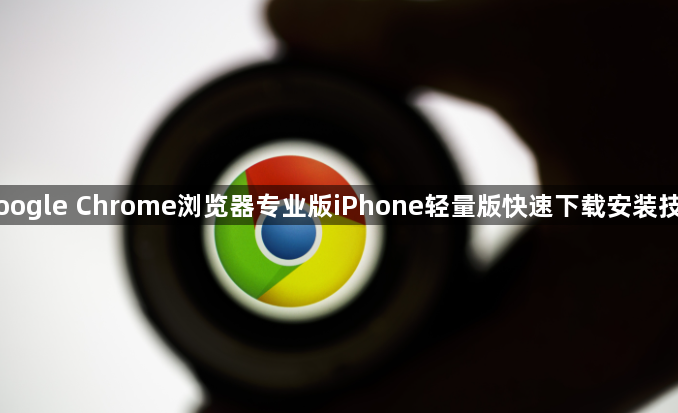 Google Chrome浏览器专业版iPhone轻量版快速下载安装技巧1