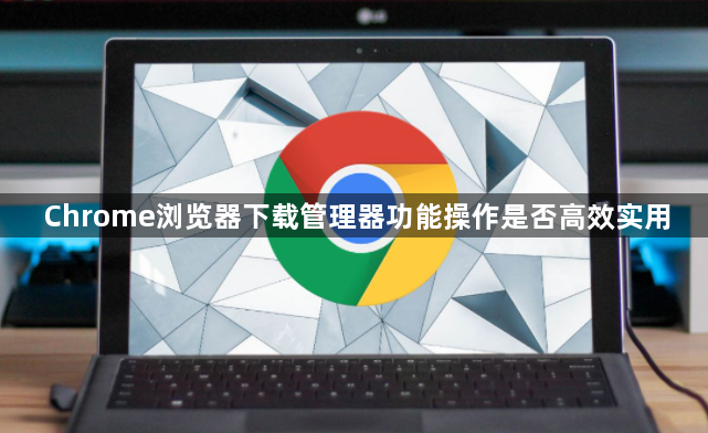 Chrome浏览器下载管理器功能操作是否高效实用1