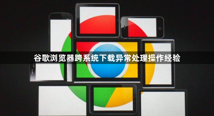 谷歌浏览器跨系统下载异常处理操作经验1