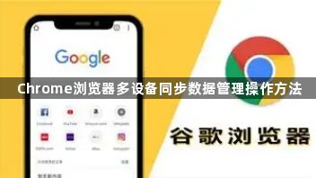 Chrome浏览器多设备同步数据管理操作方法1