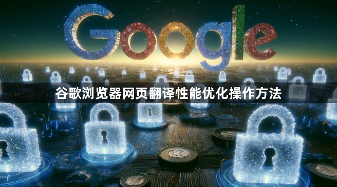 谷歌浏览器网页翻译性能优化操作方法1