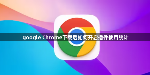 google Chrome下载后如何开启插件使用统计1