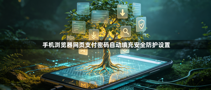 手机浏览器网页支付密码自动填充安全防护设置1