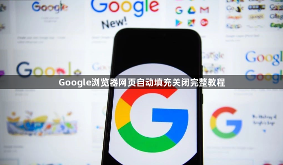 Google浏览器网页自动填充关闭完整教程1