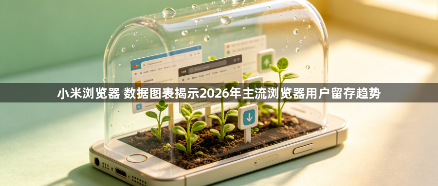 小米浏览器 数据图表揭示2026年主流浏览器用户留存趋势1