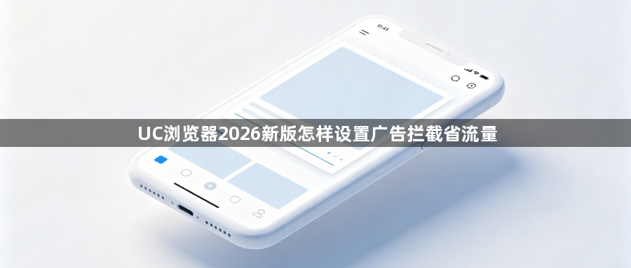 UC浏览器2026新版怎样设置广告拦截省流量1