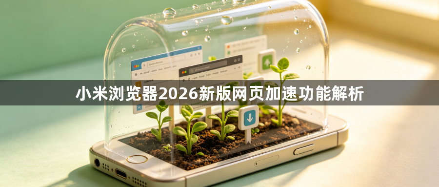 小米浏览器2026新版网页加速功能解析1