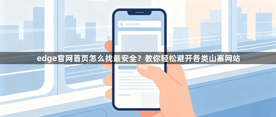edge官网首页怎么找最安全?教你轻松避开各类山寨网站1