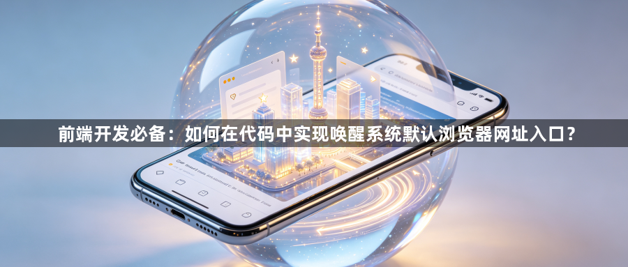 前端开发必备:如何在代码中实现唤醒系统默认浏览器网址入口?1