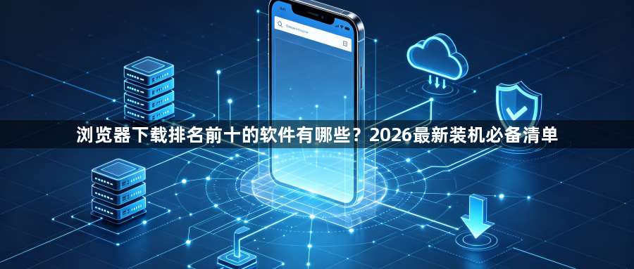 浏览器下载排名前十的软件有哪些？2026最新装机必备清单1