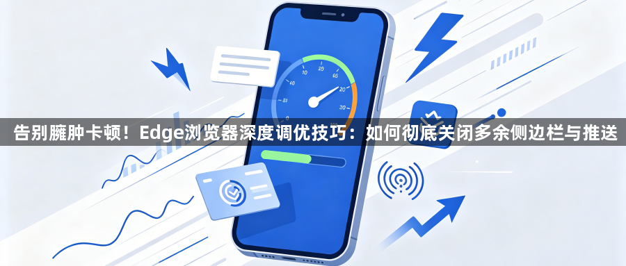 告别臃肿卡顿！Edge浏览器深度调优技巧：如何彻底关闭多余侧边栏与推送1