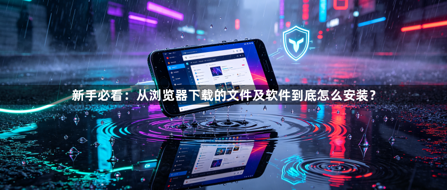 新手必看：从浏览器下载的文件及软件到底怎么安装？1