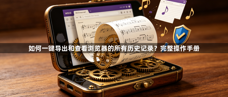 如何一键导出和查看浏览器的所有历史记录？完整操作手册1
