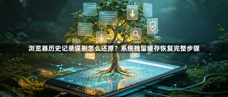 浏览器历史记录误删怎么还原？系统残留缓存恢复完整步骤1