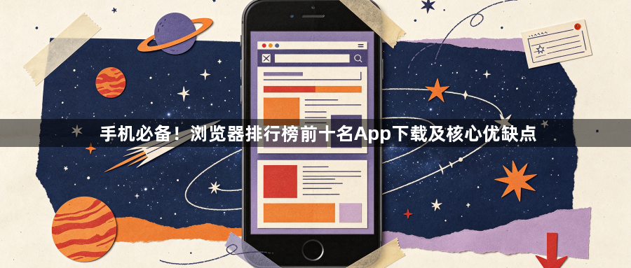 手机必备！浏览器排行榜前十名App下载及核心优缺点1