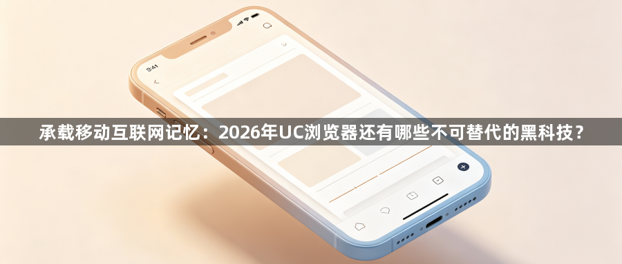 承载移动互联网记忆：2026年UC浏览器还有哪些不可替代的黑科技？1