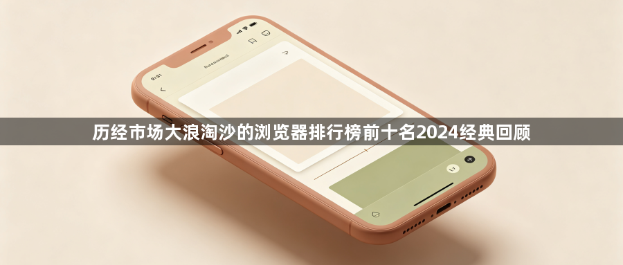 历经市场大浪淘沙的浏览器排行榜前十名2024经典回顾1
