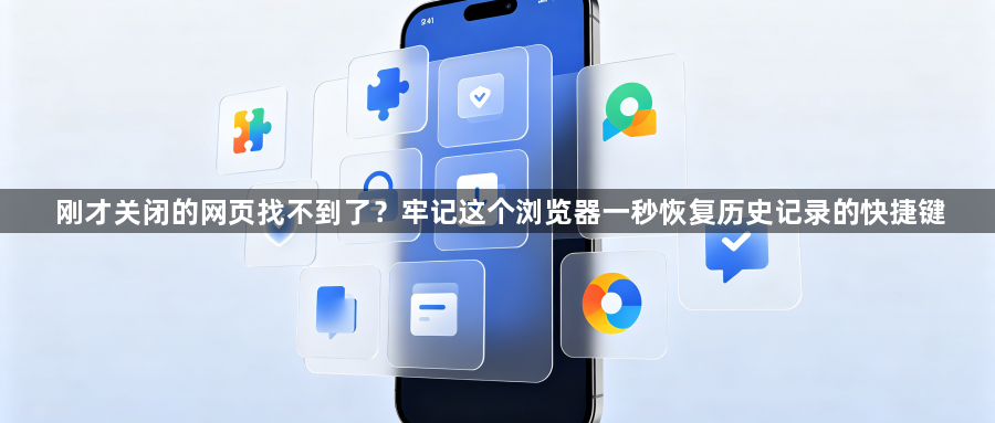 刚才关闭的网页找不到了?牢记这个浏览器一秒恢复历史记录的快捷键1