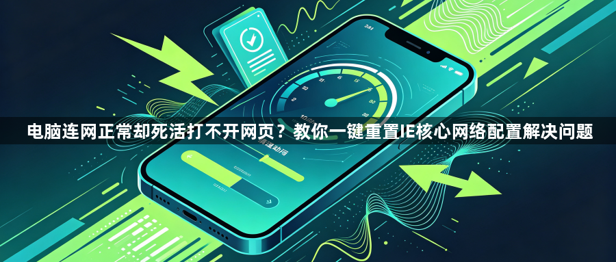 电脑连网正常却死活打不开网页？教你一键重置IE核心网络配置解决问题1