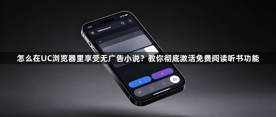 怎么在UC浏览器里享受无广告小说？教你彻底激活免费阅读听书功能1