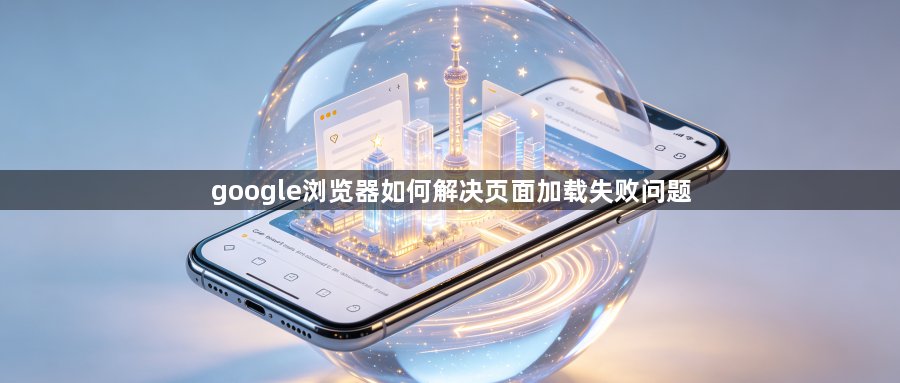 google浏览器如何解决页面加载失败问题1