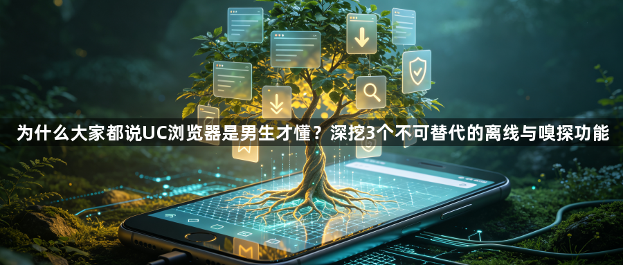 为什么大家都说UC浏览器是男生才懂？深挖3个不可替代的离线与嗅探功能1