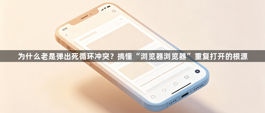 为什么老是弹出死循环冲突？搞懂“浏览器浏览器”重复打开的根源1