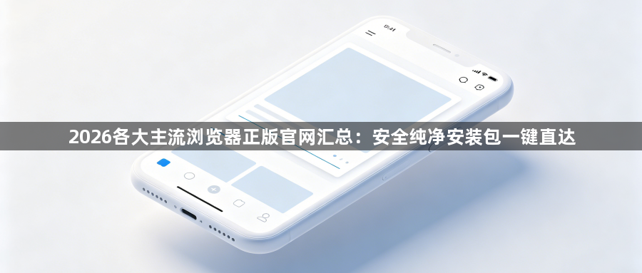 2026各大主流浏览器正版官网汇总:安全纯净安装包一键直达1