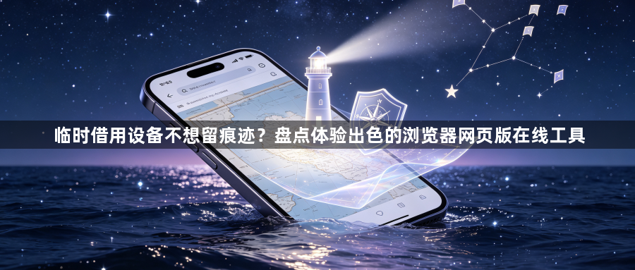 临时借用设备不想留痕迹？盘点体验出色的浏览器网页版在线工具1
