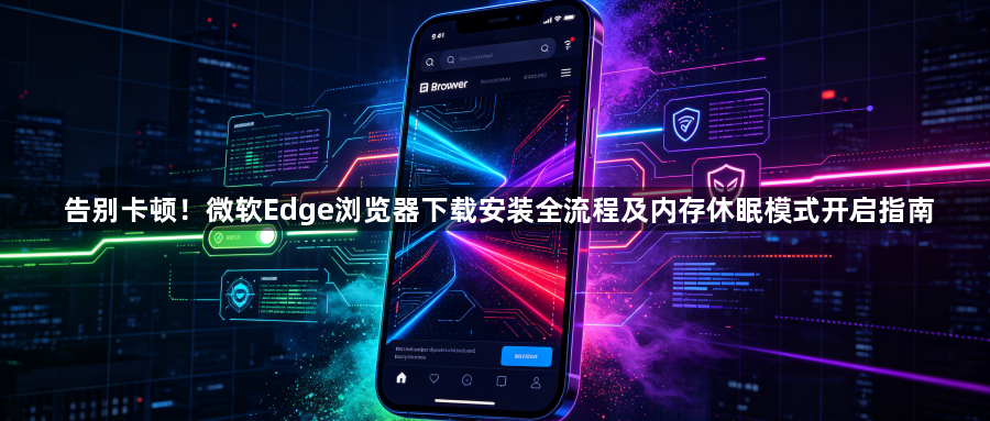 告别卡顿！微软Edge浏览器下载安装全流程及内存休眠模式开启指南1