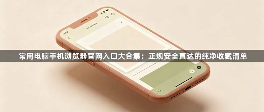 常用电脑手机浏览器官网入口大合集：正规安全直达的纯净收藏清单1