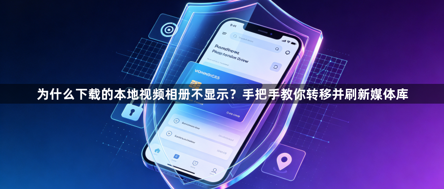 为什么下载的本地视频相册不显示？手把手教你转移并刷新媒体库1