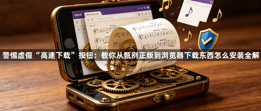 警惕虚假“高速下载”按钮：教你从甄别正版到浏览器下载东西怎么安装全解1